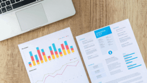 Infographic detailing the process of developing a business plan, featuring key components and strategies.